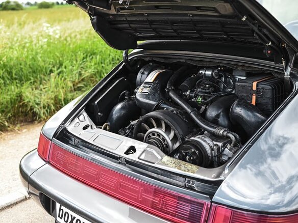 1991 Porsche 911 Carrera III (964), серый - вид 12