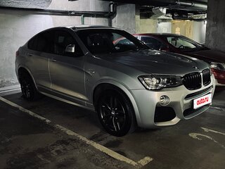 2017 BMW X4 20d I (F26), серебристый, 2920000 рублей, вид 4