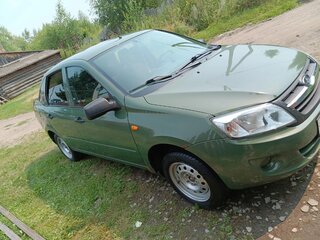 2013 Lada (ВАЗ) Granta I, зелёный, 395000 рублей, вид 1