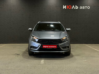 2020 Lada (ВАЗ) Vesta SW I, серебристый, 990000 рублей, вид 2