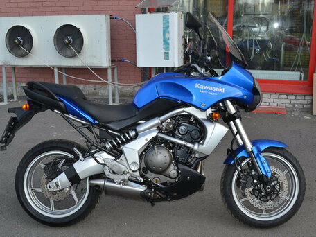 2008 Kawasaki Versys 650, синий, 450000 рублей, вид 2