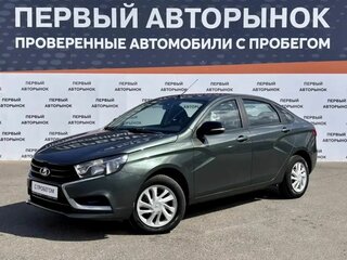 2016 Lada (ВАЗ) Vesta I, зелёный, 644900 рублей, вид 1