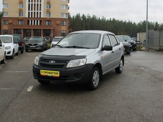 2013 Lada (ВАЗ) Granta I, серебристый, 219000 рублей, вид 1