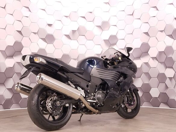 2008 Kawasaki ZZR 1400, синий - вид 6