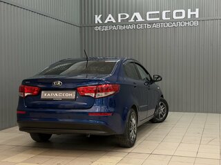 2016 Kia Rio III Рестайлинг, синий, 970000 рублей, вид 2