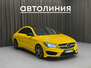2013 Mercedes-Benz CLA 200 I (C117, X117), жёлтый, 1350000 рублей, вид 2