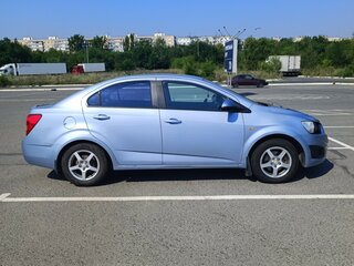 2012 Chevrolet Aveo II, голубой, 650000 рублей, вид 4