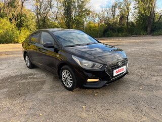 2018 Hyundai Solaris II, чёрный, 1180000 рублей, вид 1