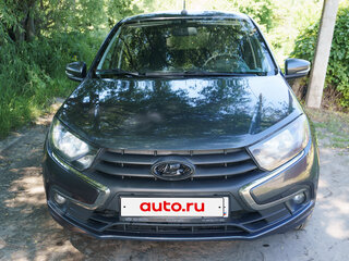 2020 Lada (ВАЗ) Granta I Рестайлинг, серый, 620000 рублей, вид 3