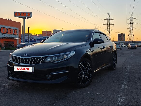 2017 Kia Optima IV, синий, 1450000 рублей - вид 1