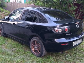 2008 Mazda 3 I (BK) Рестайлинг, чёрный, 700000 рублей, вид 4