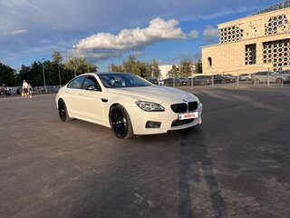 2015 BMW 6 серии Gran Coupe 640d xDrive III (F06/F13/F12) Рестайлинг, белый, 2900000 рублей, вид 2