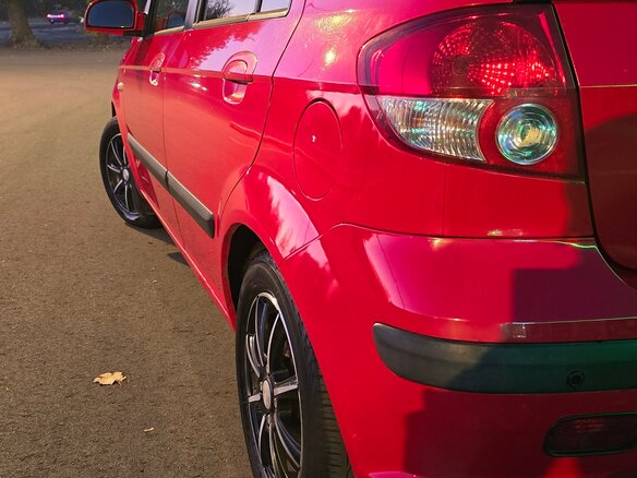 2003 Hyundai Getz I, красный, 375000 рублей - вид 7