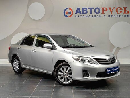 2012 Toyota Corolla X (E140, E150) Рестайлинг, серебристый, 1199000 рублей, вид 1