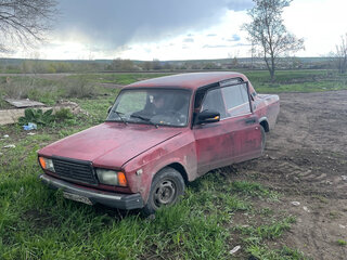 2002 Lada (ВАЗ) 2107, пурпурный, 50000 рублей, вид 1