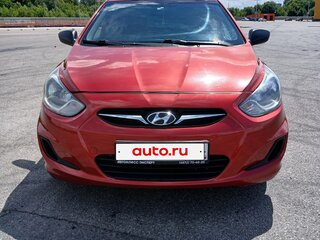 2011 Hyundai Solaris I, красный, 640000 рублей, вид 3