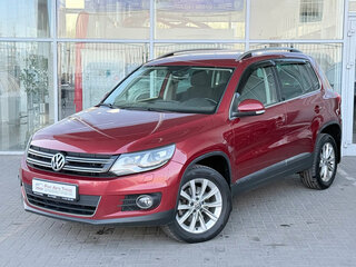 2012 Volkswagen Tiguan I Рестайлинг, красный, 1429000 рублей, вид 1
