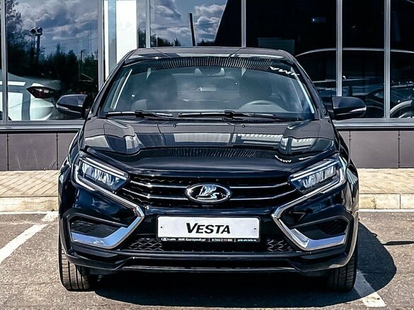 2026 Lada (ВАЗ) Vesta I Рестайлинг (NG), чёрный, 1735000 рублей - вид 2