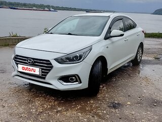 2018 Hyundai Solaris II, белый, 750000 рублей, вид 1