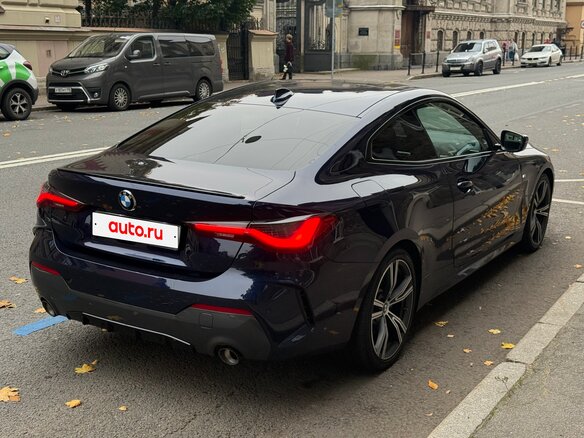 2020 BMW 4 серии 430i G22, G23, G26, синий, 5800000 рублей - вид 4