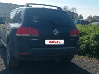 2004 Volkswagen Touareg I, чёрный, 900000 рублей, вид 2
