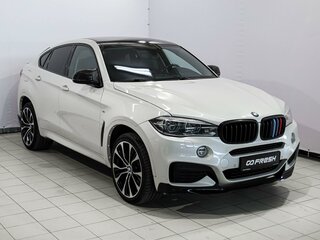 2015 BMW X6 30d II (F16), белый, 3250000 рублей, вид 1