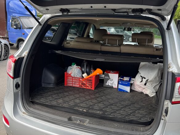 2011 Hyundai Santa Fe II Рестайлинг, серебристый - вид 17