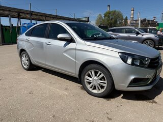 2018 Lada (ВАЗ) Vesta Cross I, серебристый, 970000 рублей, вид 2