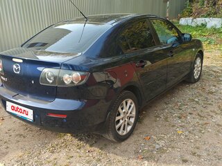 2008 Mazda 3 4-speed I (BK) Рестайлинг, синий, 830000 рублей, вид 4