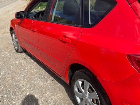 2007 Mazda 3 I (BK) Рестайлинг, красный, 298000 рублей, вид 5