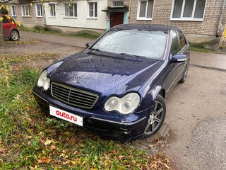 2003 Mercedes-Benz C-Класс 180 II (W203), синий, 450000 рублей, вид 1