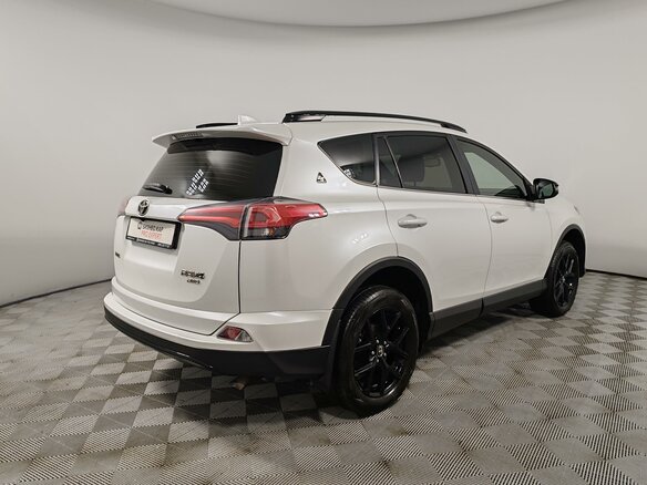 2019 Toyota RAV4 IV (XA40) Рестайлинг, белый - вид 4