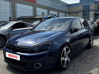 2009 Volkswagen Golf VI, синий, 950000 рублей, вид 1