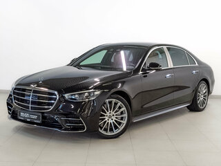 2022 Mercedes-Benz S-Класс 450 Long 4MATIC VII (W223), чёрный, 9690000 рублей, вид 1