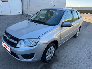 2014 Lada (ВАЗ) Granta I, серебристый, 690000 рублей, вид 4