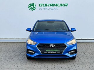 2019 Hyundai Solaris II, синий, 1495000 рублей, вид 2