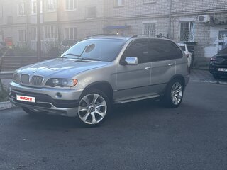 2001 BMW X5 4.4i I (E53), серебристый, 950000 рублей, вид 1