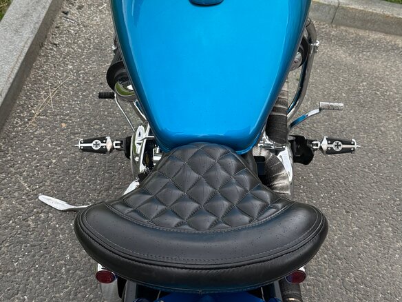 2006 Suzuki Boulevard M109R, синий, 850000 рублей - вид 9