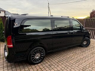 2022 Mercedes-Benz V-Класс Extra Long 250 экстра длинный III (W447) Рестайлинг, чёрный, 9800000 рублей, вид 3