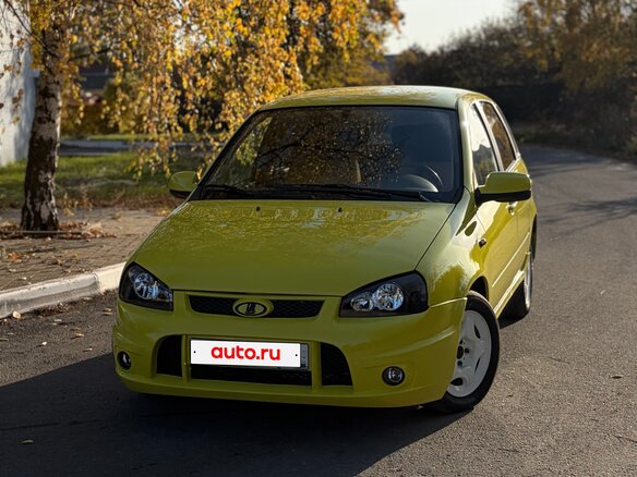 2011 Lada (ВАЗ) Kalina Sport I, жёлтый, 349000 рублей - вид 2