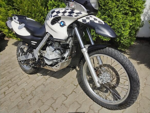 2000 BMW F 650 GS, белый - вид 4