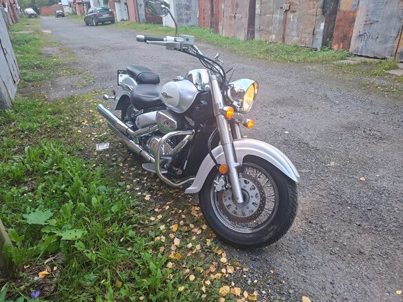 2007 Suzuki Boulevard C50, серебристый, 550000 рублей