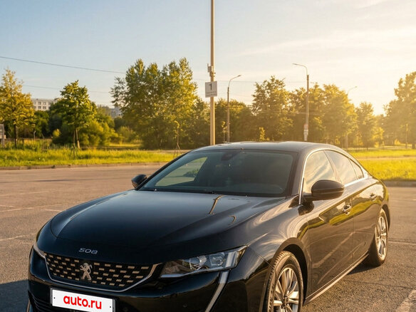 2021 Peugeot 508 II, чёрный