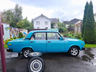 2002 Lada (ВАЗ) 2107, синий, 140000 рублей, вид 5