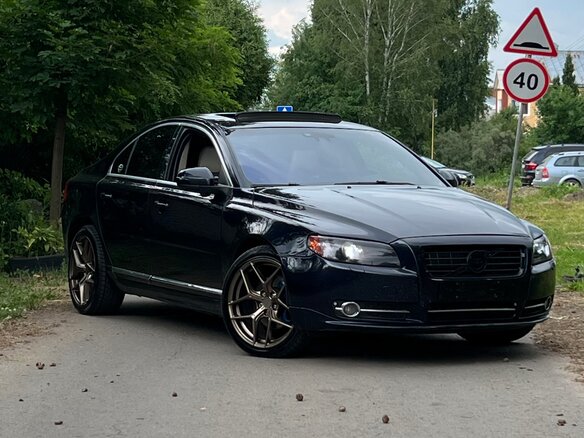 2010 Volvo S80 II Рестайлинг, синий - вид 1