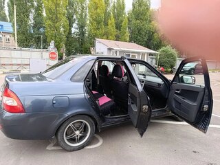 2012 Lada (ВАЗ) Priora I, чёрный, 320000 рублей, вид 5