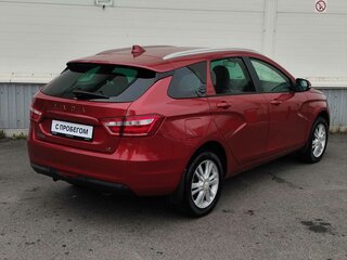 2017 Lada (ВАЗ) Vesta SW I, красный, 760000 рублей, вид 4