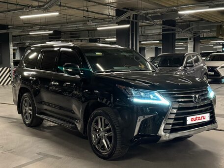 2016 Lexus LX 570 III Рестайлинг 2, чёрный, 5549000 рублей, вид 5