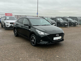 2020 Hyundai Solaris II Рестайлинг, чёрный, 1185500 рублей, вид 5