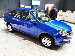 2026 Lada (ВАЗ) Granta I Рестайлинг, синий, 1082100 рублей, вид 4